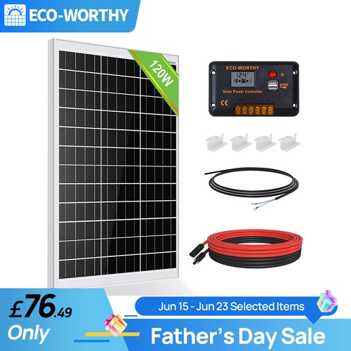 Eco worthy 120w 12v - 120w, solar
