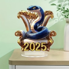 Snake Desktop Ornament Animal Figures Decorative Collectible 2025 New Year