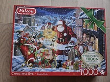 FALCON Christmas Eve 2 x 1000 piece jigsaw *completed once*