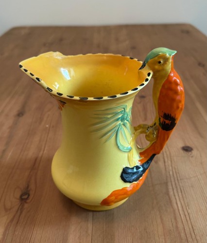 1930s burleigh ware parrot jug - burleigh,