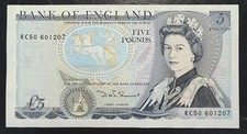 Old Five £5 Pound Note