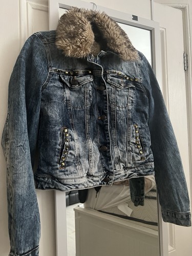 Zara women blue denim jacket - blue,