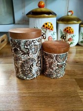 Sandygate Jars With Wooden