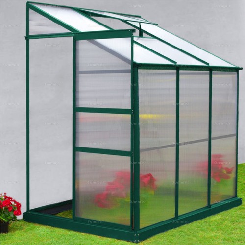 Aluminium lean greenhouse - to,