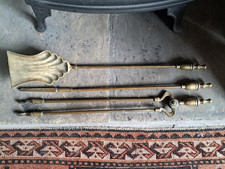 Large Vintage Brass Companion