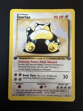 1st Edition Snorlax 27/64