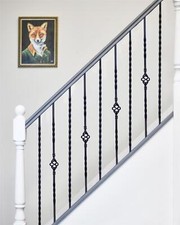 Set of 2 Black "Enfield" Stair