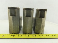 Ajax SUR 8KHPE Serrated 1.5mm x 60° Soft Steel Lathe 8" Chuck Jaw Set of 3