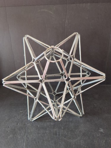 Chrome metal star shaped - chrome,
