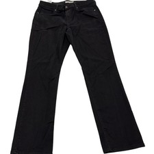 Levis Jeans Womens 14 Black Classic Straight Leg Denim Cotton