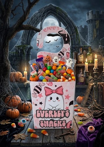 Personalised halloween door - personalised,