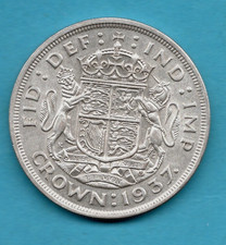 A 1937 SILVER CROWN COIN FROM THE CORONATION YEAR OF KING GEORGE VI.