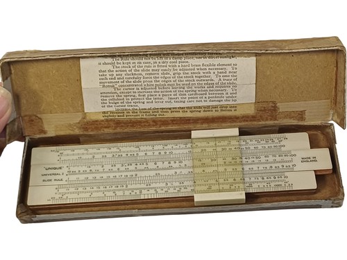 Unique universal slide rule - universal,
