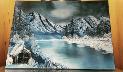 Bob ross inspired painting - ross,