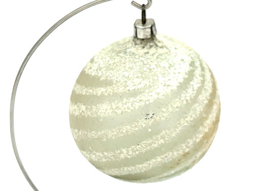 Vintage unsilvered blown glass - unsilvered,