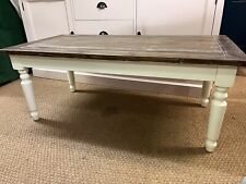 French Country Coffee Table In Cream And Brown(NEW)
