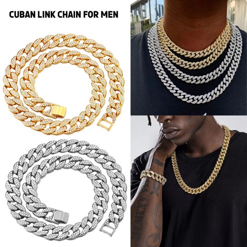 Mens gold silver plated - , miami