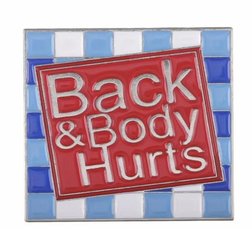 Back body hurts enamel - back,