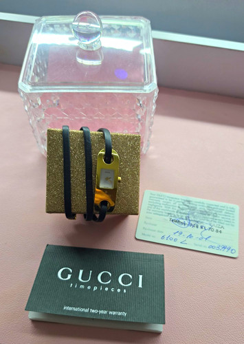 Gucci 6100l swiss made quartz - made,