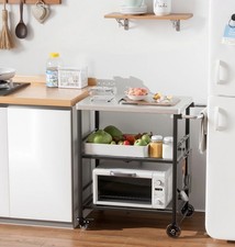 Foldable Dining Cart with Easy
