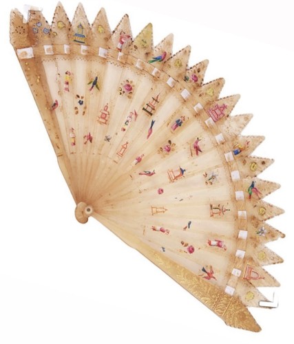 Chinese fan antique tortoise - chinese,