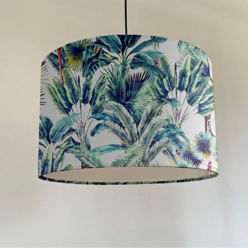 Tropical palm trees velvet