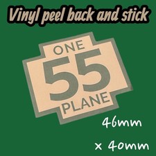 one 55 Plane Stanley Vinyl sticker restoration vintage Classic Box Tools Wood Uk
