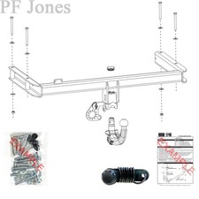 Oris Towbar for Audi A5 Cabriolet 2009-2017 - Detachable Tow Bar