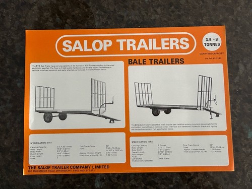 Salop bale trailers - salop,