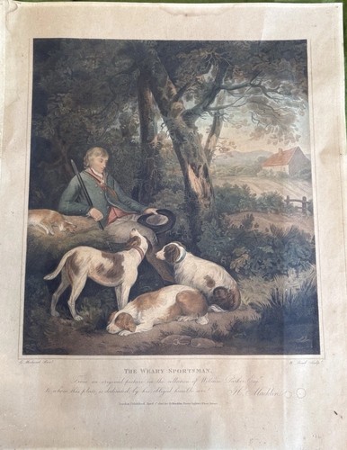 George morland antique stipple - antique,