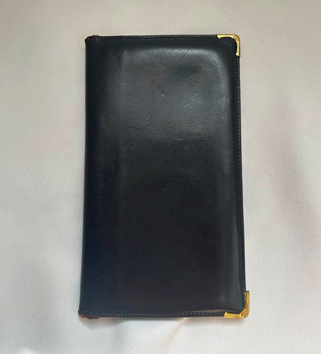 Gucci men black leather - black,