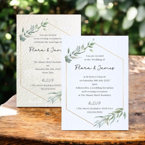 Eucalyptus wedding invitations - wedding,
