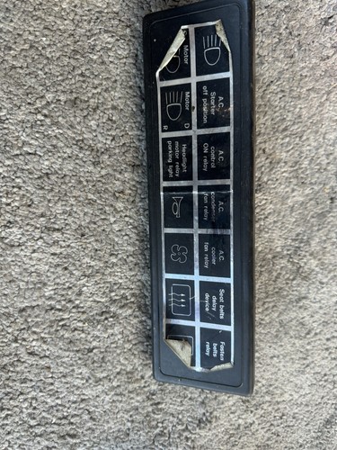 Fiat bertone relay panel - bertone,