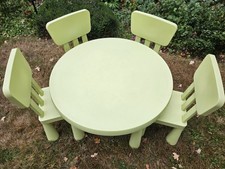 Ikea kids garden table and chairs