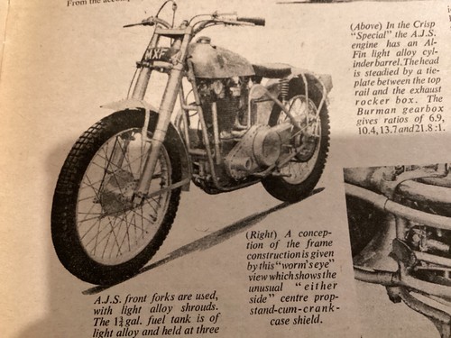 Ajs 350cc trials wally - ajs,
