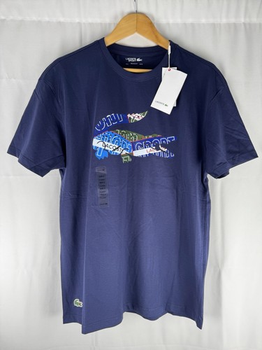 Navy lacoste men - lacoste, t-shirt