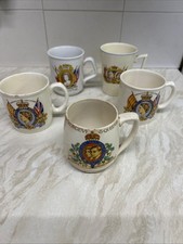 Vintage Royal Coronation Mugs - a Selection of 5. 