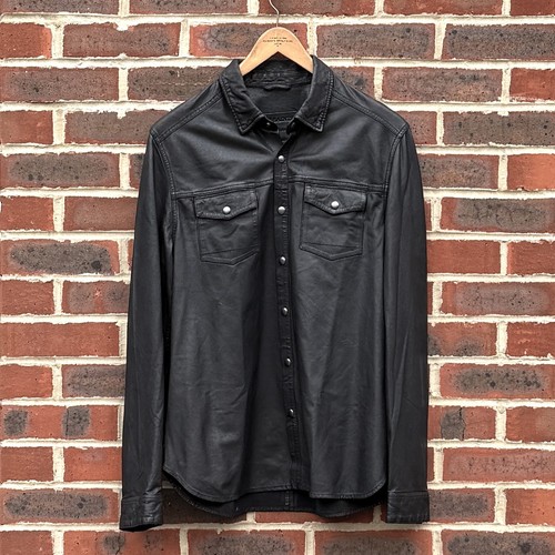 Allsaints mens irwin leather - mens,