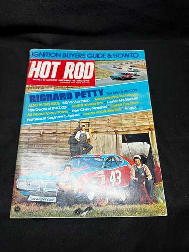 Hot rod magazine april - magazine, 1975