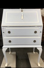 Vintage Writing Bureau Painted