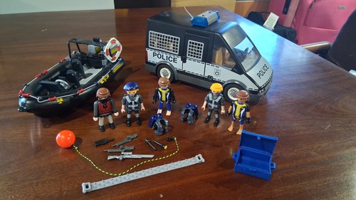 Playmobil police swat boat - playmobil,
