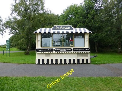 Photo 6x4 ice cream - ice, stall