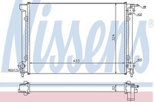 Nissens Radiator for VW Golf