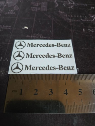 Mercedes stickers metalic - 3x,
