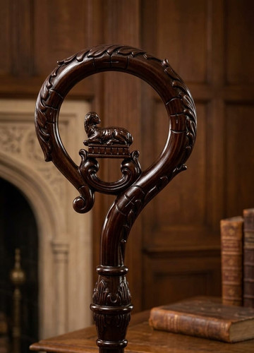 Wooden bishop staff - wooden,