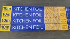 Kitchen foil - 4 X 10m  Rolls
