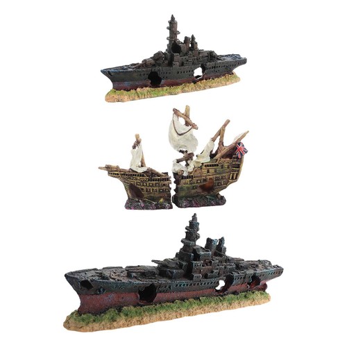 Aquarium shipwreck decoration - shipwreck,