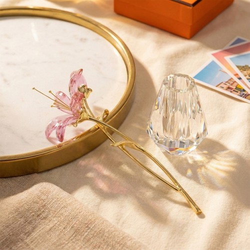 Crystal lily flower - flower, figurine