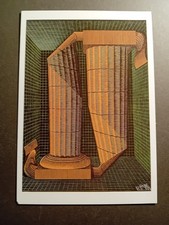 M C Escher Postcard, Doric