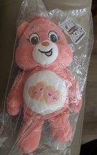Care Bears Plush Peach Pink Love-A-Lot 10" Bear 2021 (2 hearts) New Sealed
